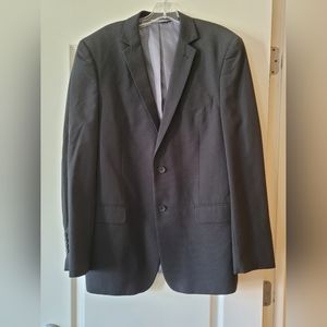 Perry Ellis Portfolio Grey Striped Suit